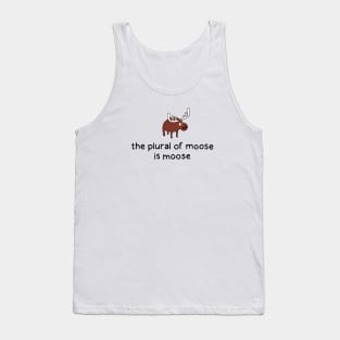 The plural of Moose Tank Top